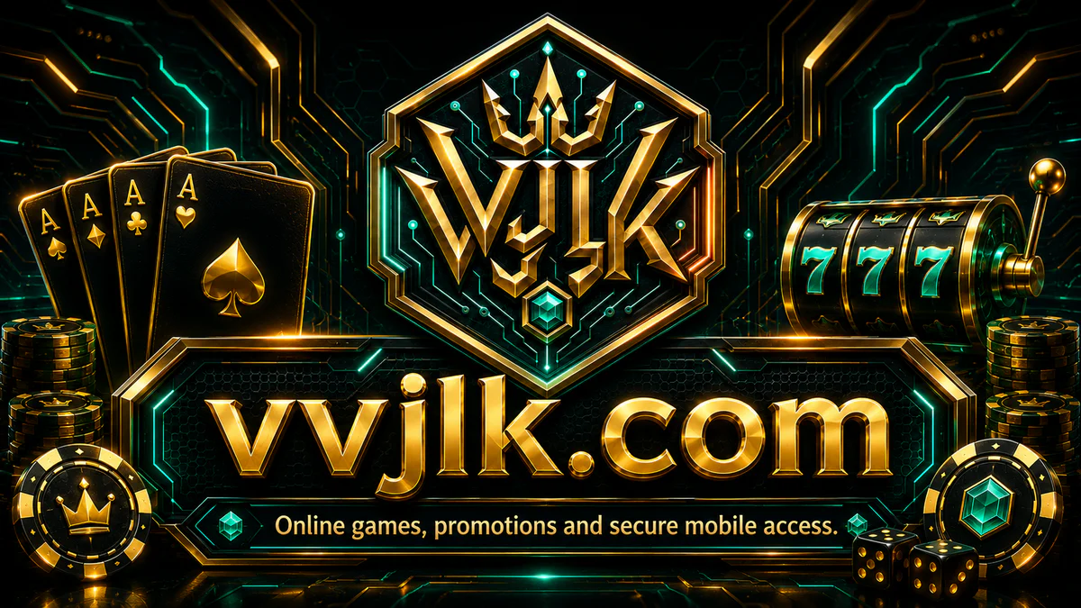 VVJL casino homepage showing Slots, Fishing, Sports and Live Casino choices